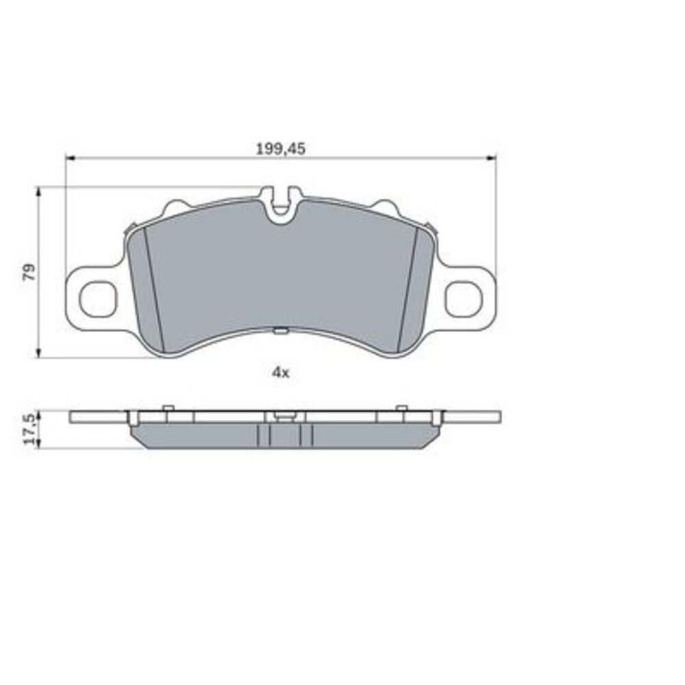 Image for Bosch Brake lining BP2448