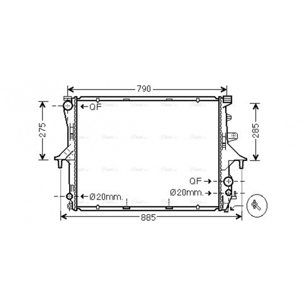 Image for AVA Cooling - Radiator