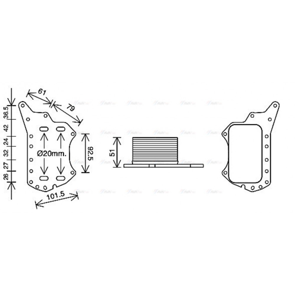 Image for AVA Cooling - Oil Cooler