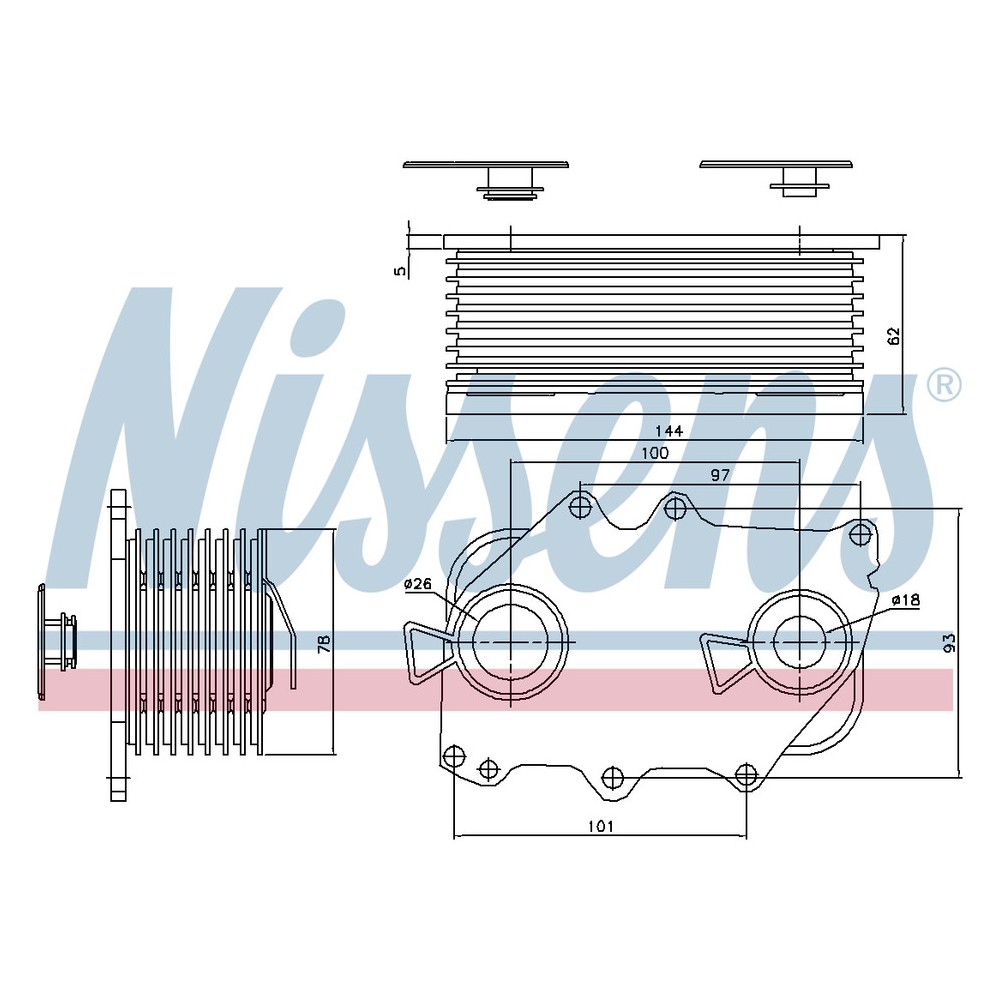 Image for AVA Cooling - Oil Cooler