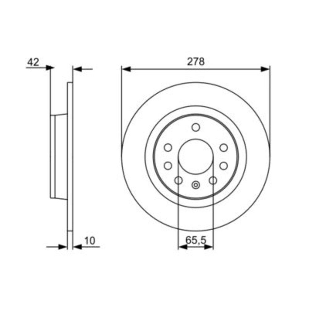 Image for Bosch Brake disc BD1369