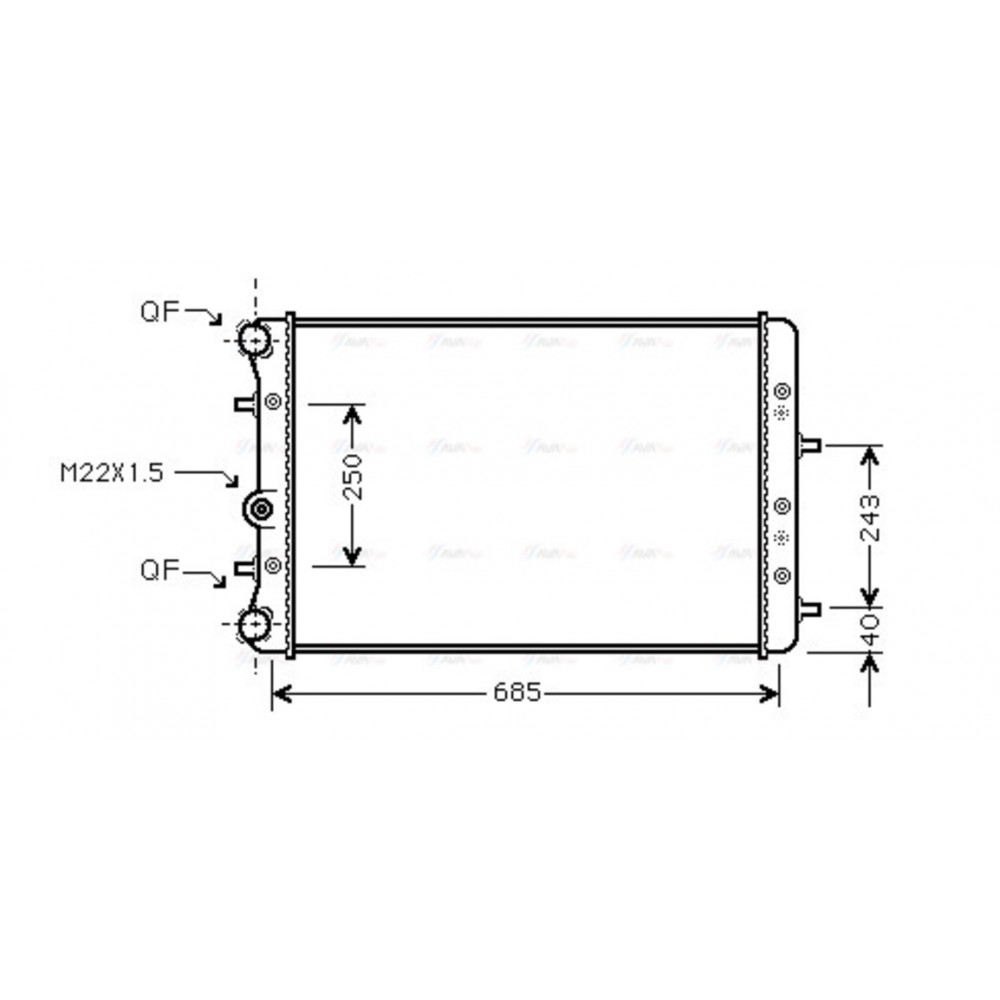 Image for AVA Cooling - Radiator