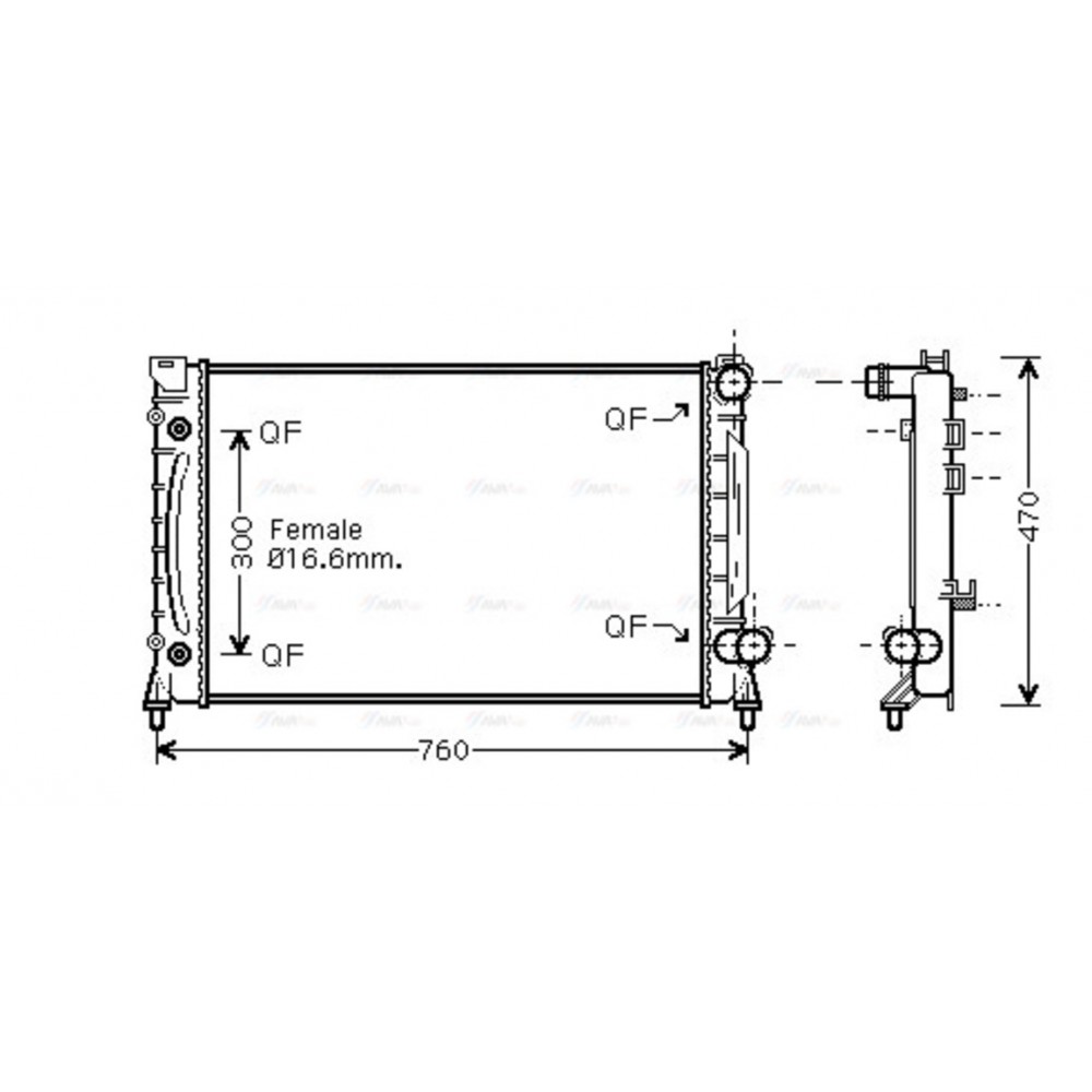 Image for AVA Cooling - Radiator