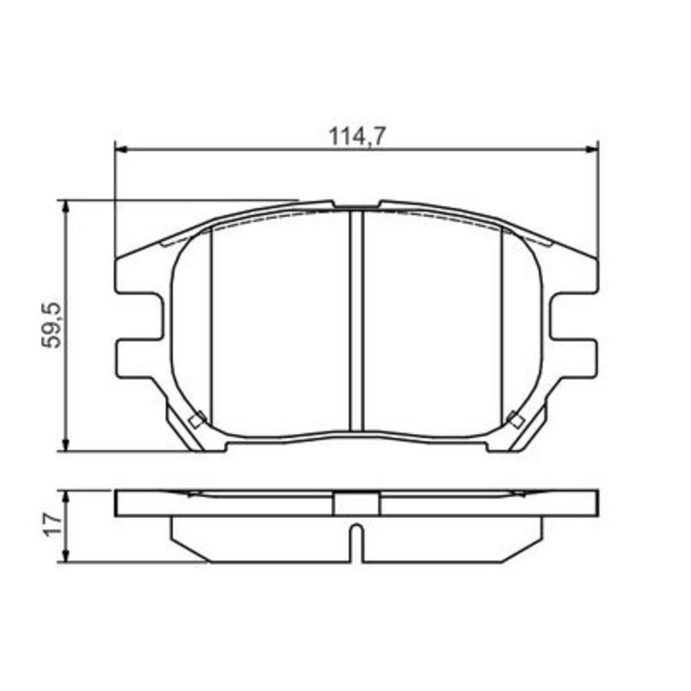 Image for Bosch Brake lining BP1526