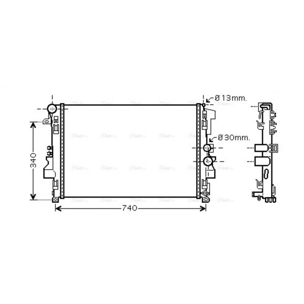 Image for AVA Cooling - Radiator