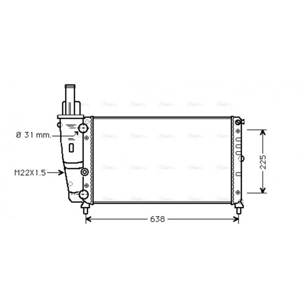 Image for AVA Cooling - Radiator