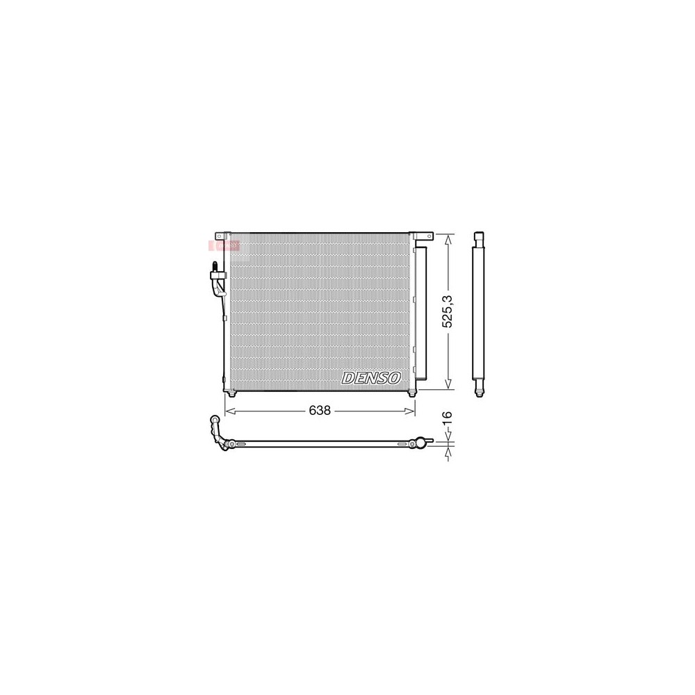 Image for Denso Condenser DCN10049