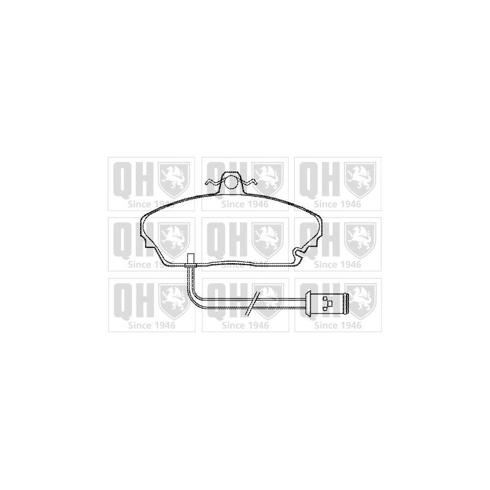 Image for QH BP382 Brake Pad Set