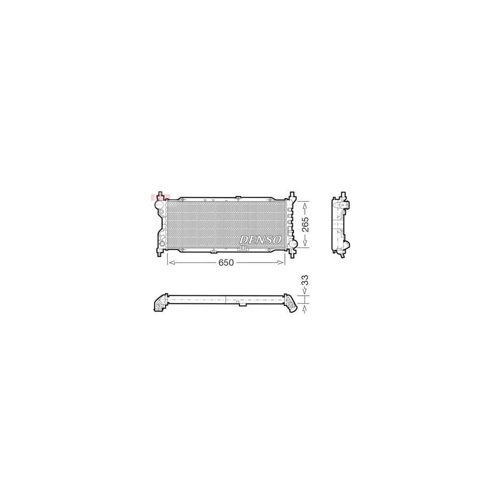 Image for Denso Radiator DRM20036