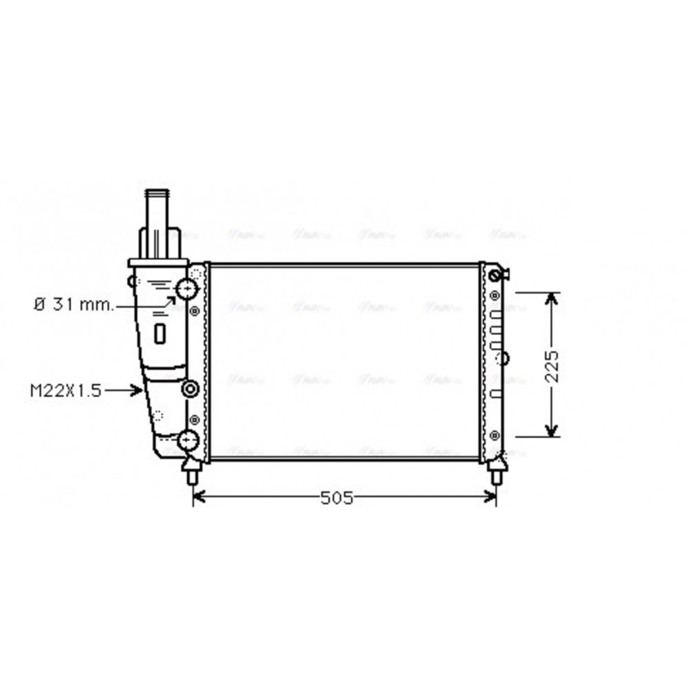 Image for AVA Cooling - Radiator