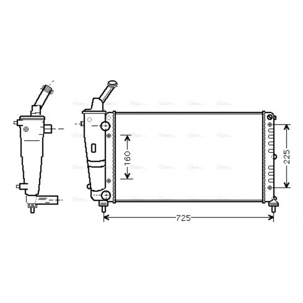 Image for AVA Cooling - Radiator