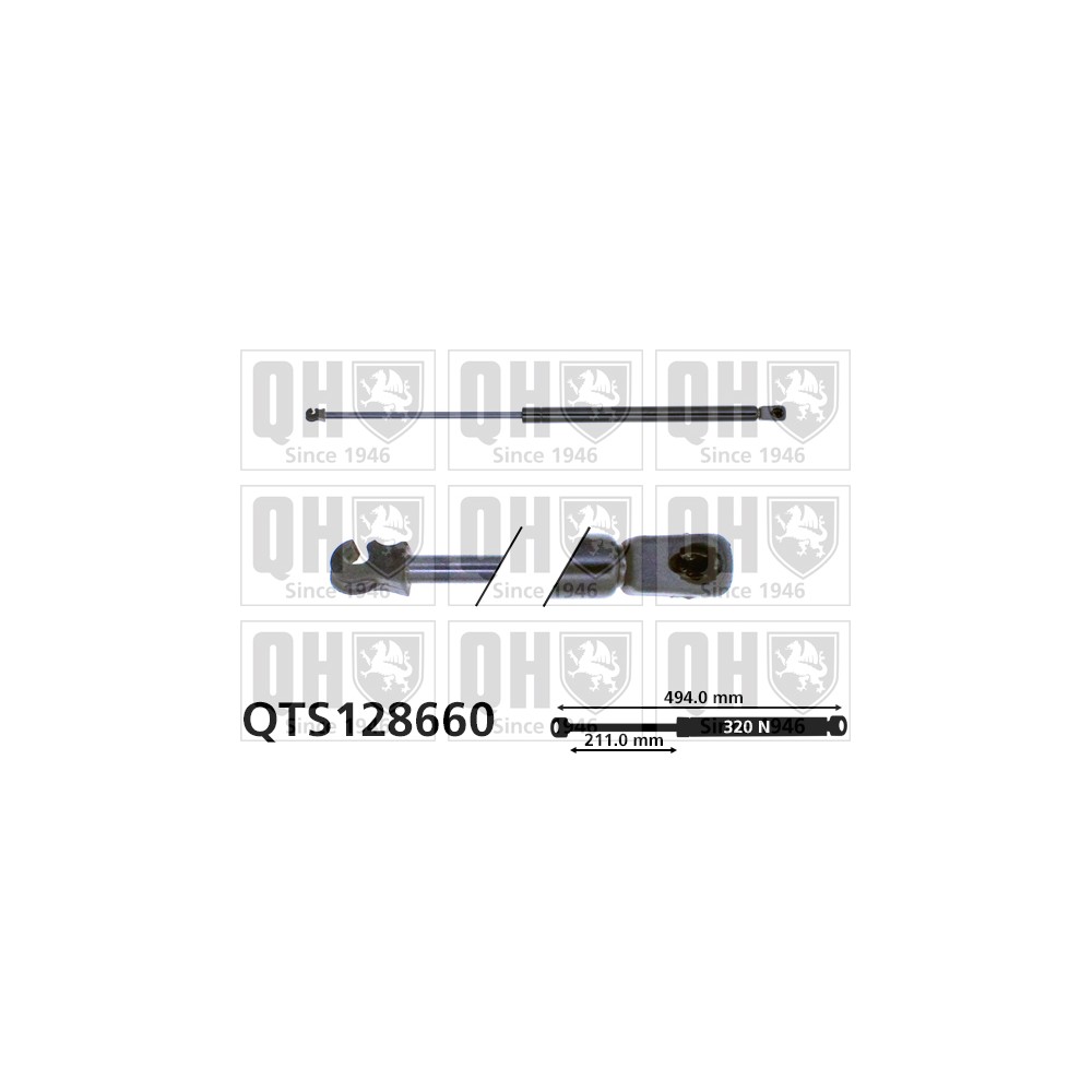 Image for QH QTS128660 Gas Spring