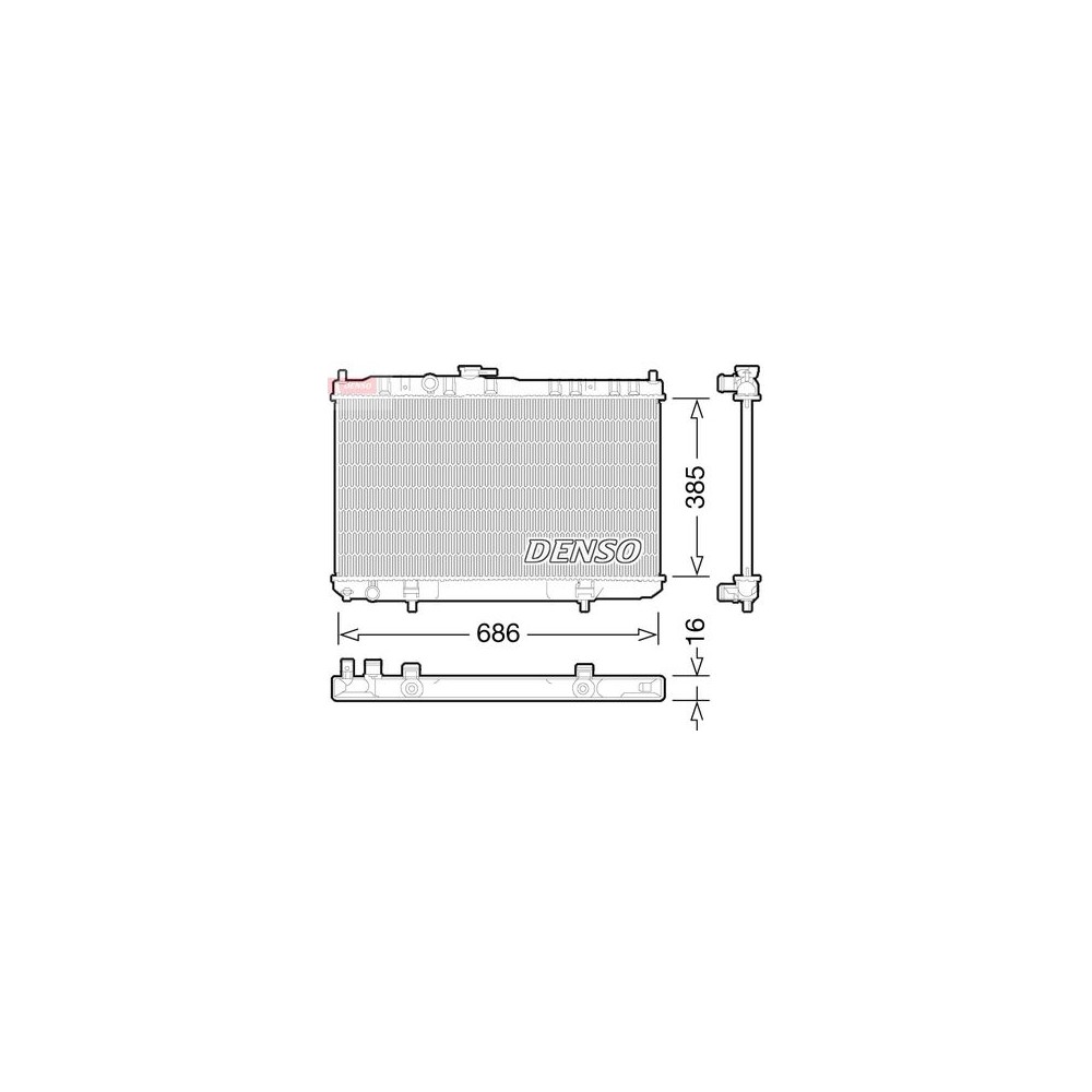 Image for Denso Radiator DRM46034