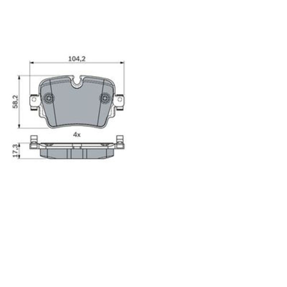 Image for Bosch Brake lining BP1851