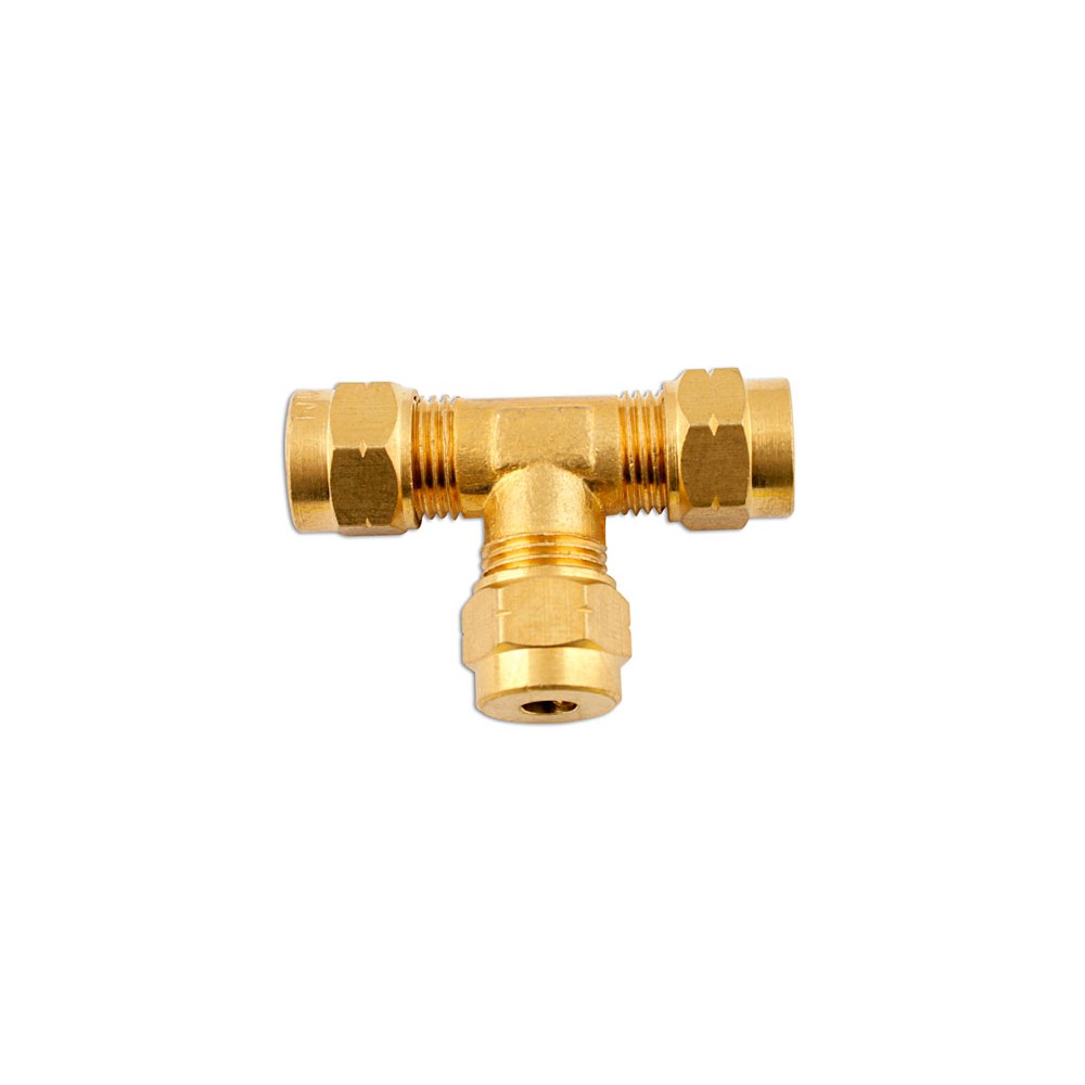 Image for Connect 31120 Brass Coupling Tee Piece 4.0mm Pk 5