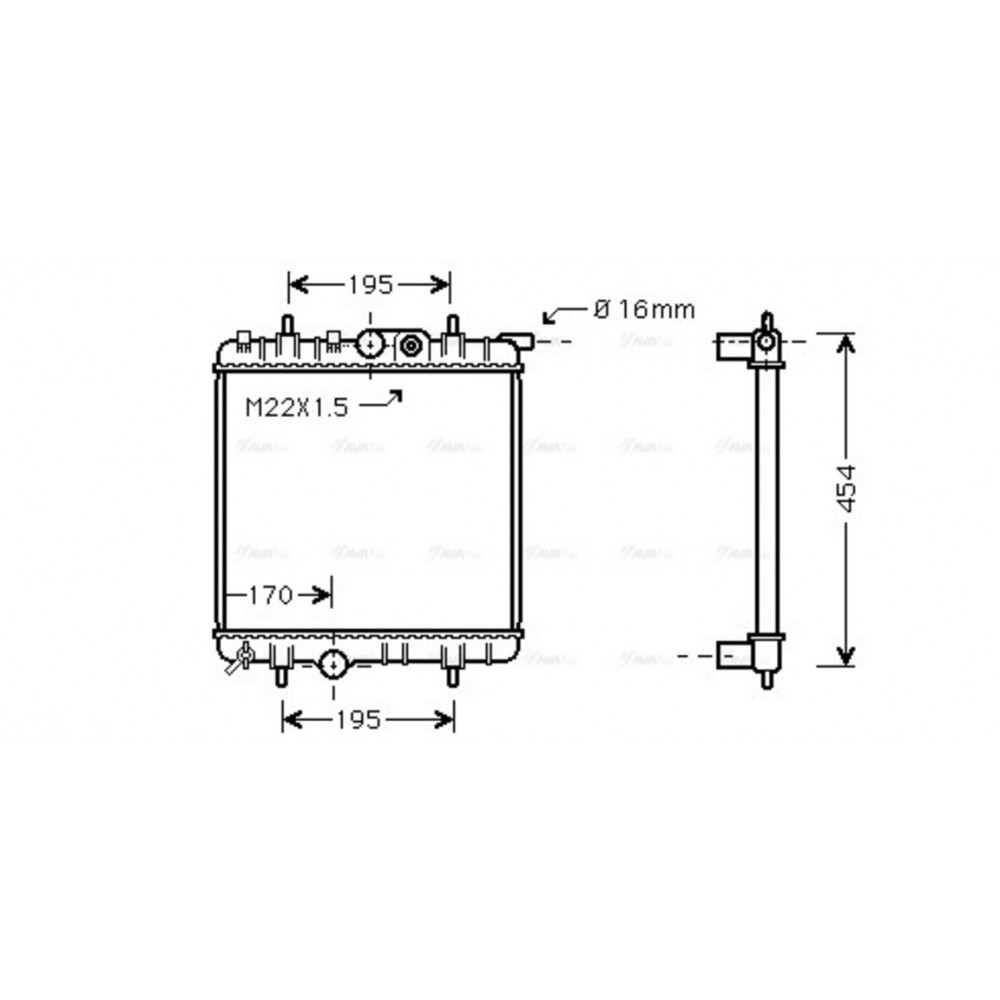 Image for AVA Cooling - Radiator