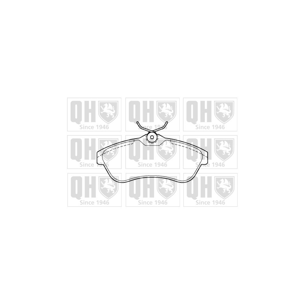 Image for QH BP1351 Brake Pad Set