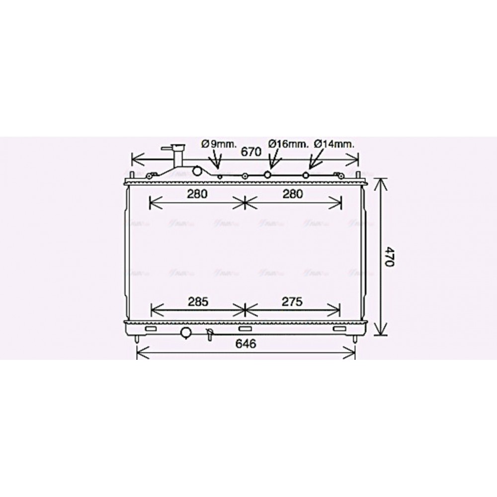 Image for AVA Cooling - Radiator