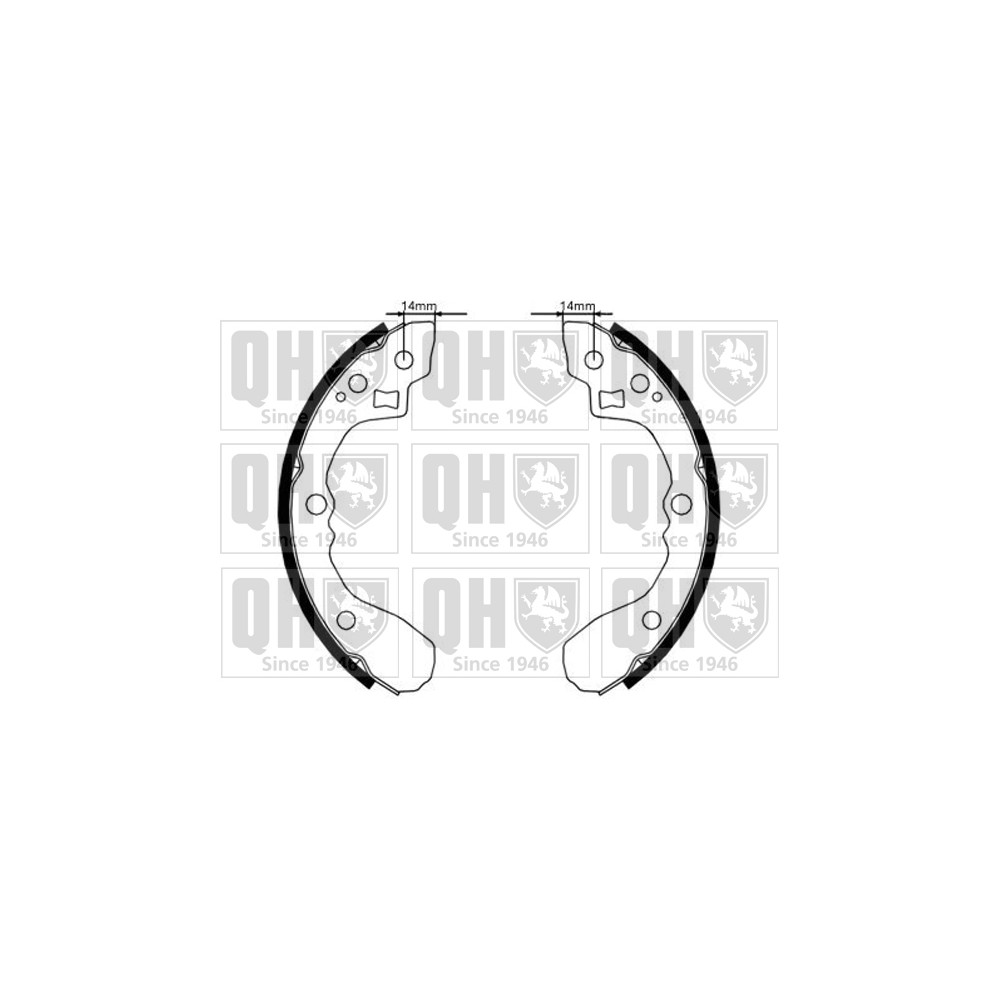 Image for QH BS1161 Brake Shoes