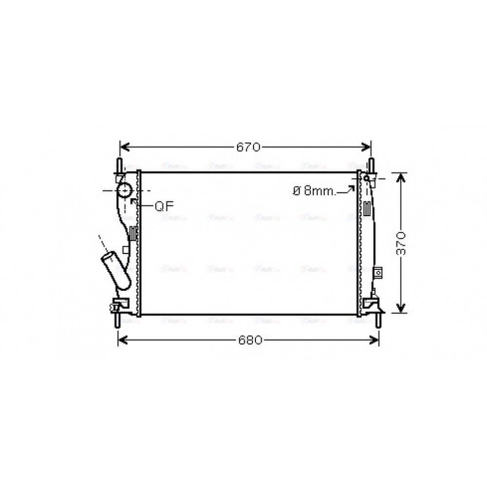 Image for AVA Cooling - Radiator