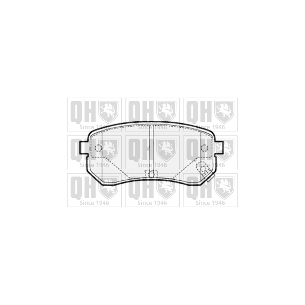 Image for QH BP1516 Brake Pad Set