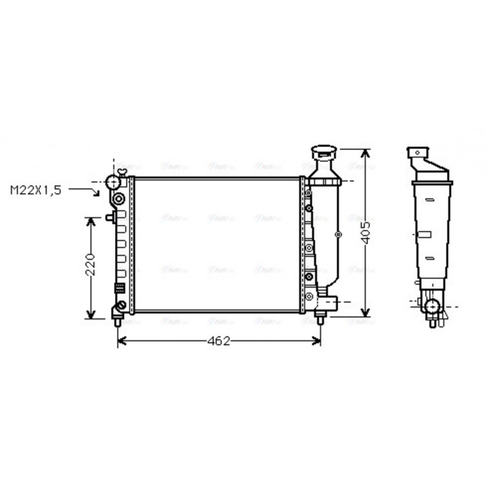 Image for AVA Cooling - Radiator