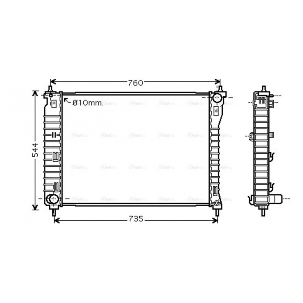 Image for AVA Cooling - Radiator