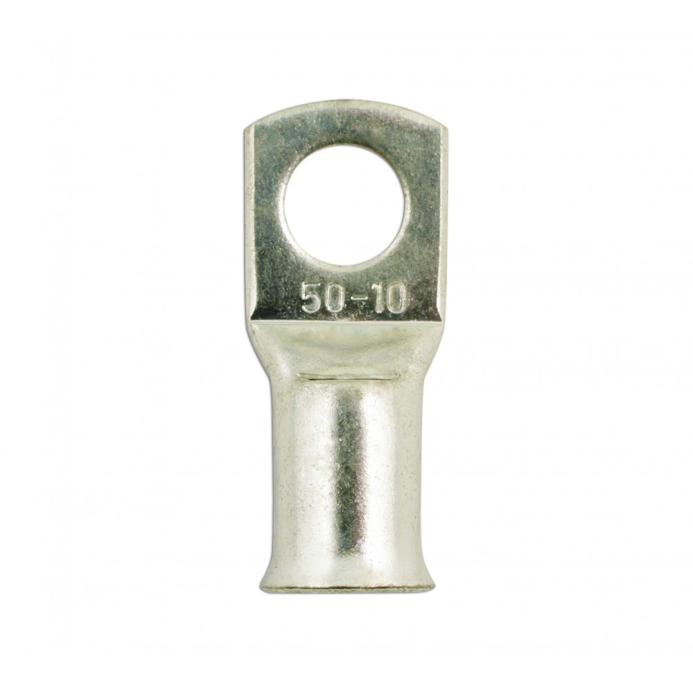 Image for Connect 30079 Copper Tube Terminals 50mm x 10.0mm Pk 10