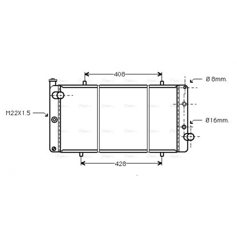 Image for AVA Cooling - Radiator