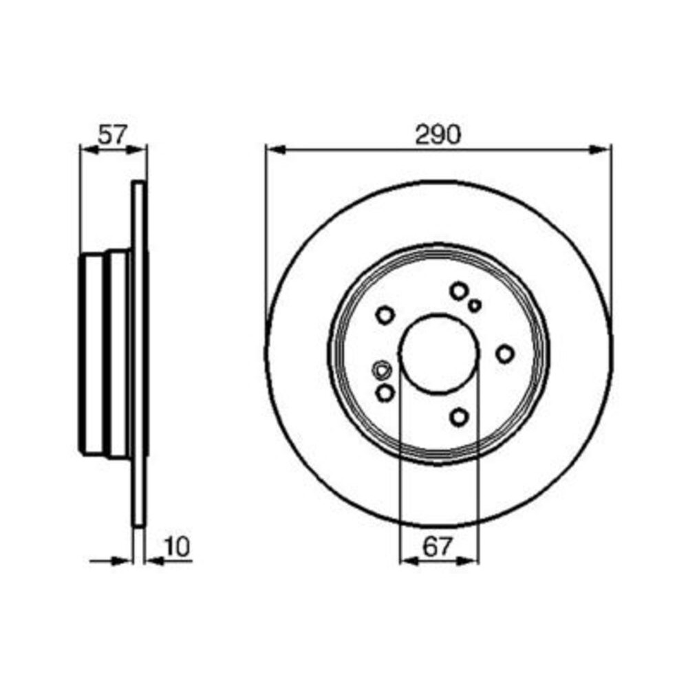 Image for Bosch Brake disc BD377