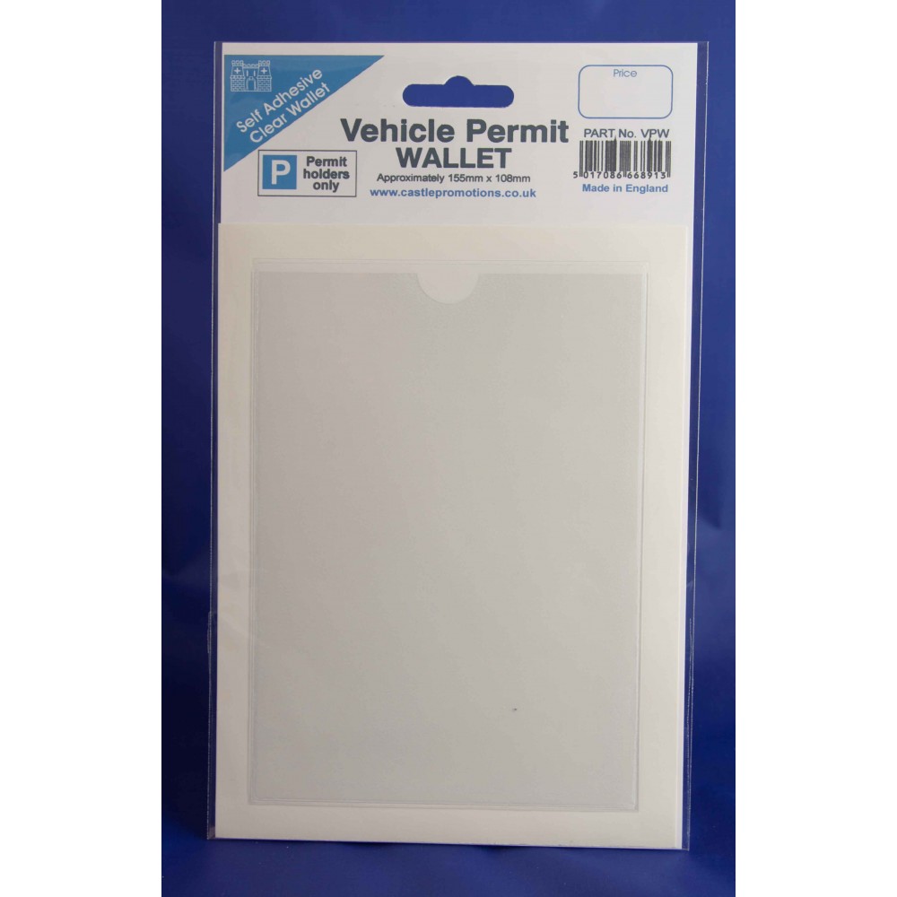 Image for Castle VPW Vehicle Permit Wallet