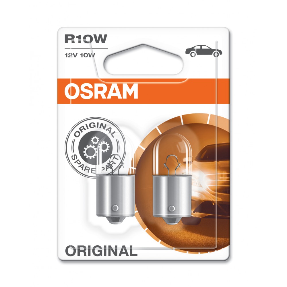 Image for Osram 5008-02B OE 12v 10w BA15s (245) Twin blister