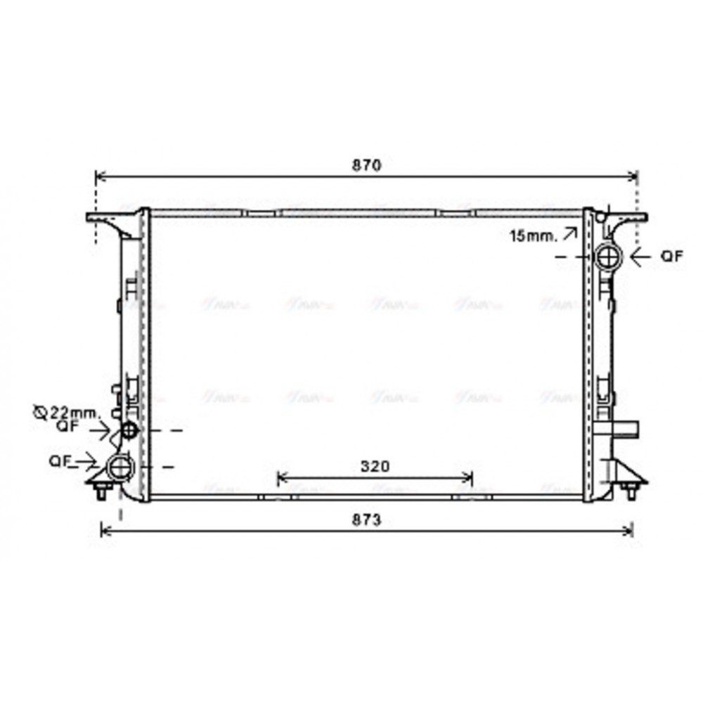 Image for AVA Cooling - Radiator