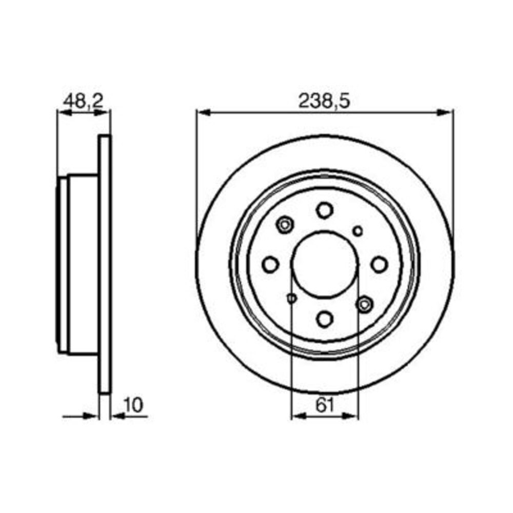 Image for Bosch Brake disc BD290