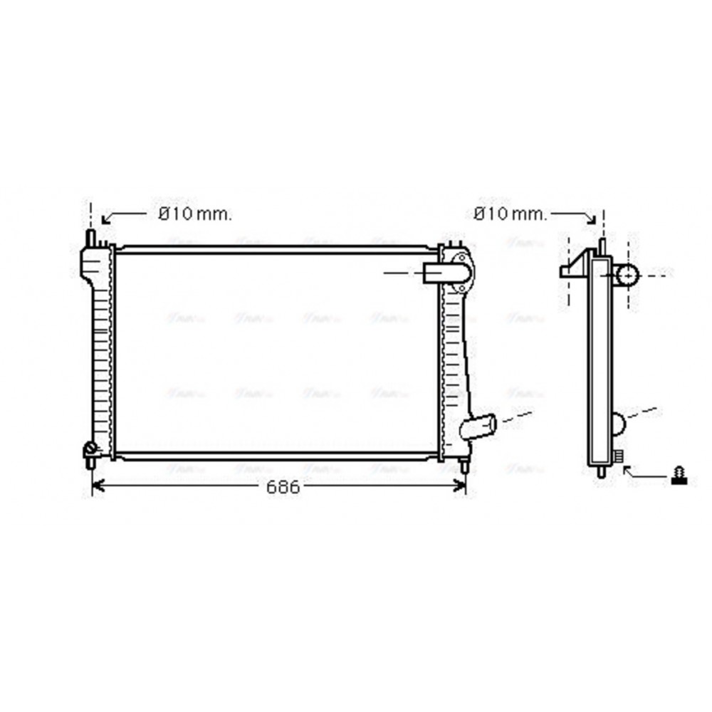 Image for AVA Cooling - Radiator