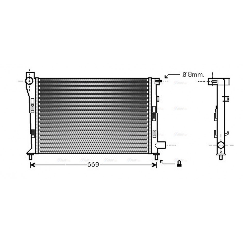 Image for AVA Cooling - Radiator