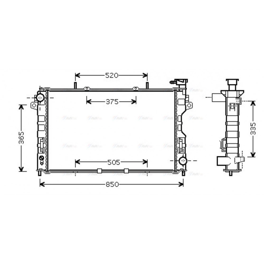 Image for AVA Cooling - Radiator