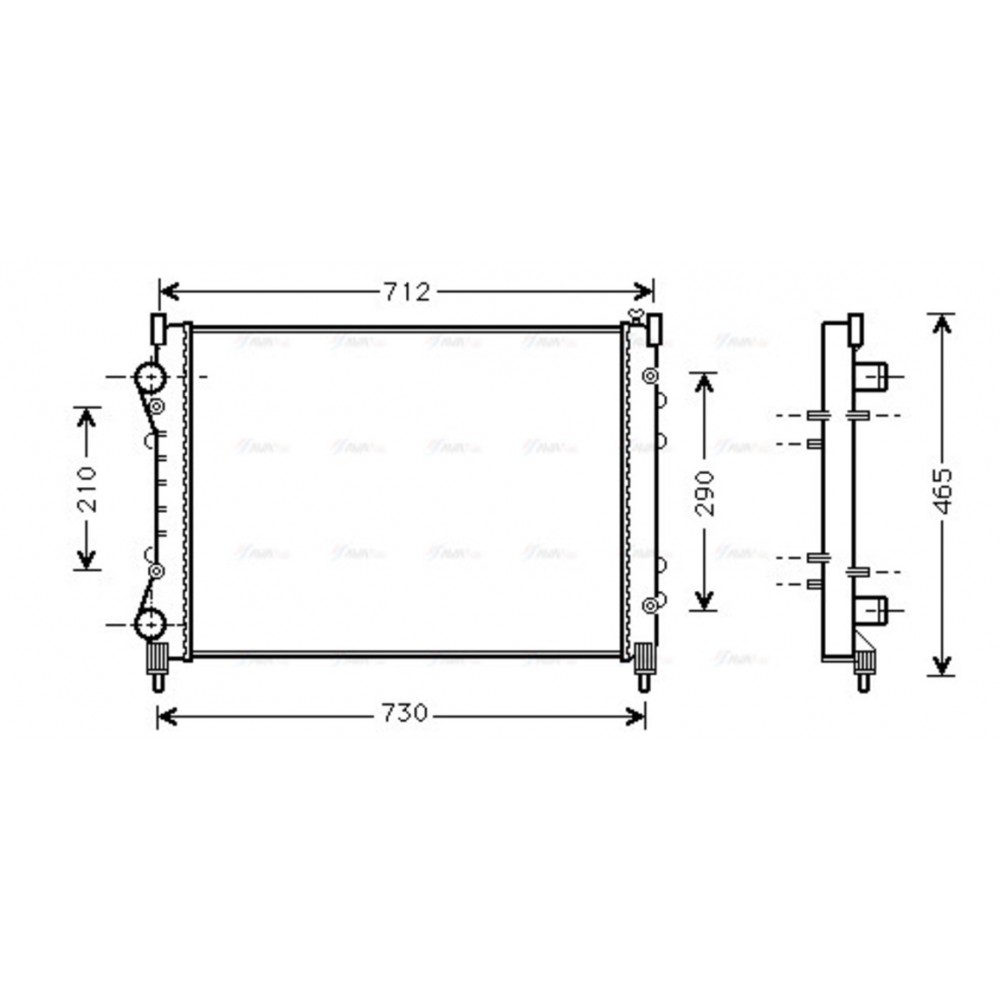 Image for AVA Cooling - Radiator