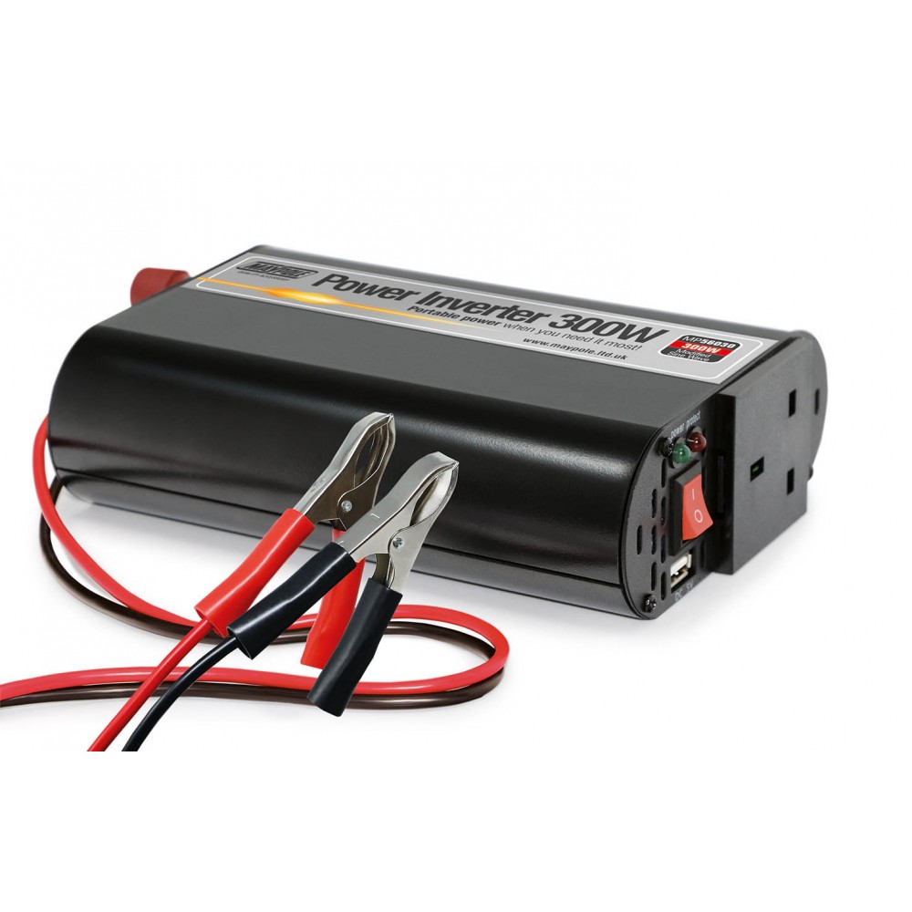 Image for Maypole MP56030 300W 12V/230V Power Inverter with USB