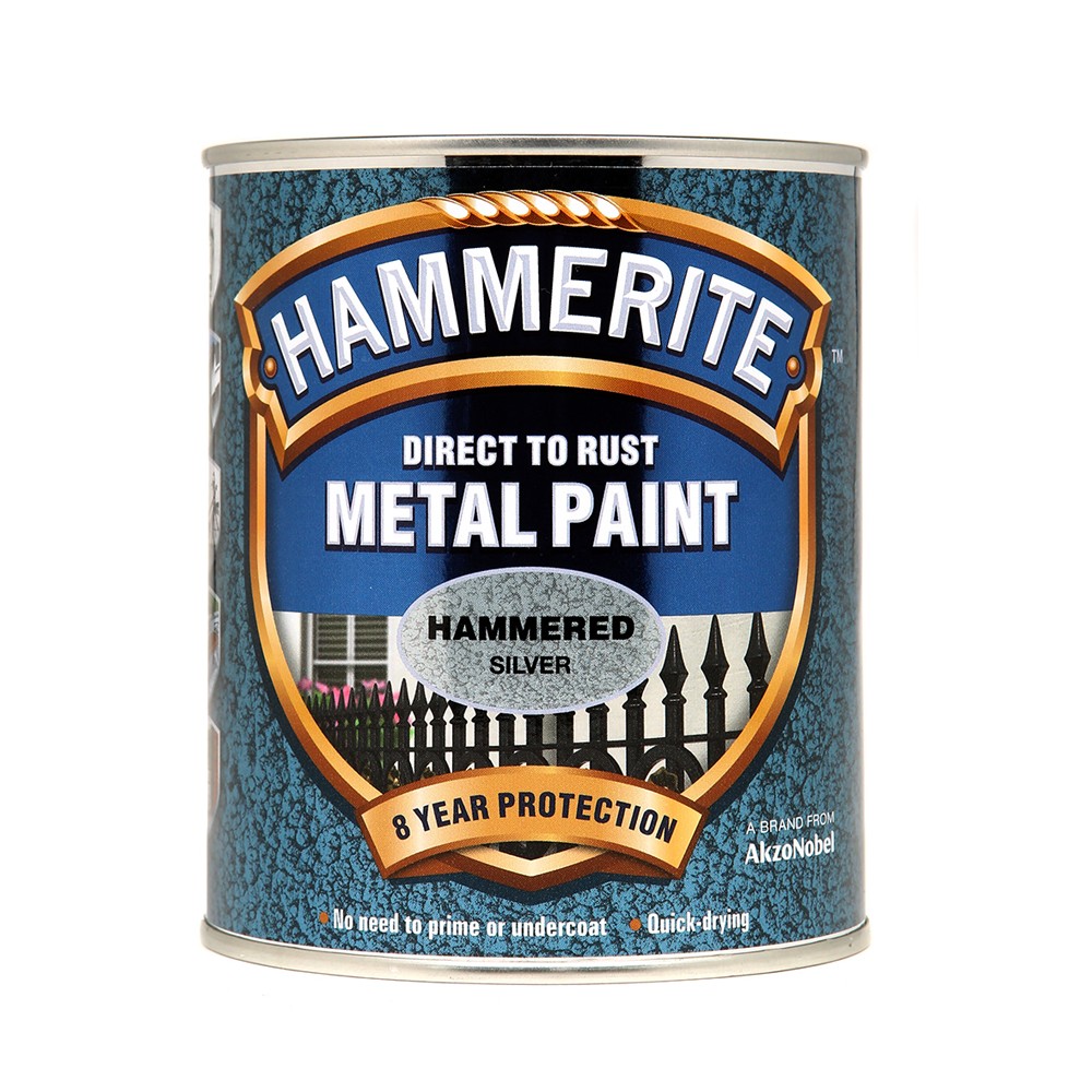 Image for Hammerite Hammered Silver 750ml