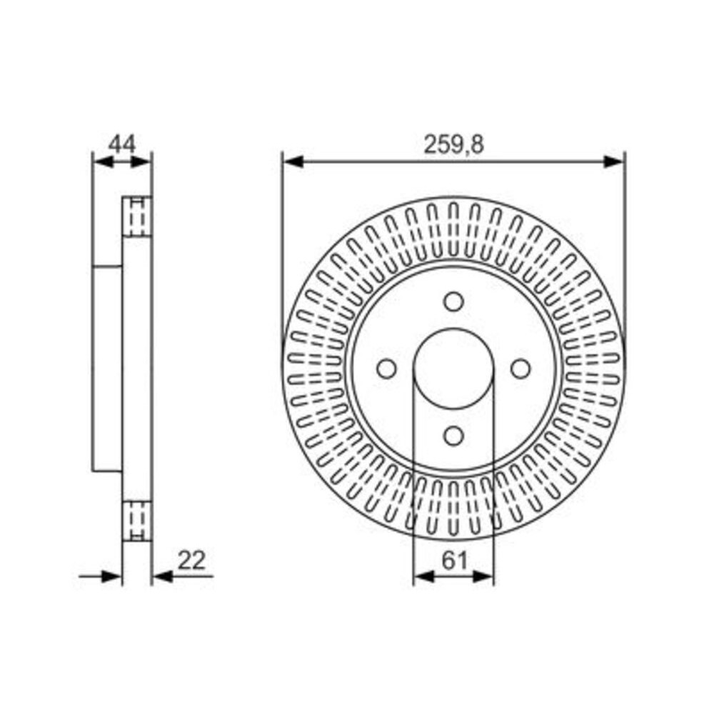 Image for Bosch Brake disc BD2407