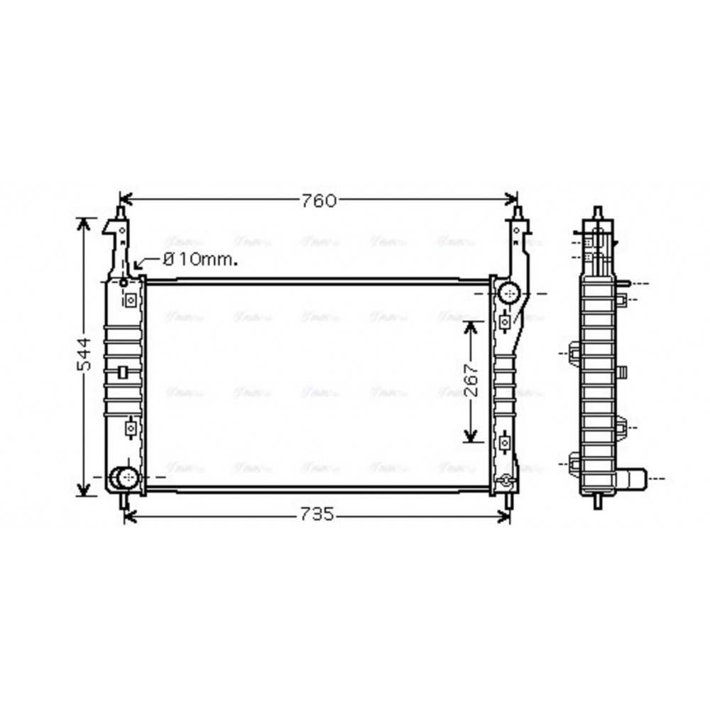 Image for AVA Cooling - Radiator