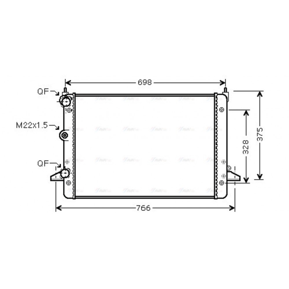 Image for AVA Cooling - Radiator