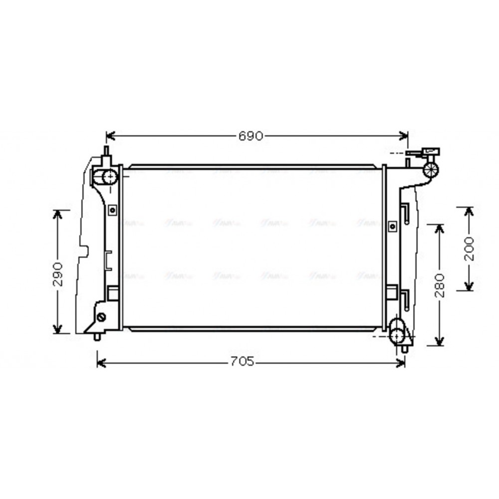 Image for AVA Cooling - Radiator