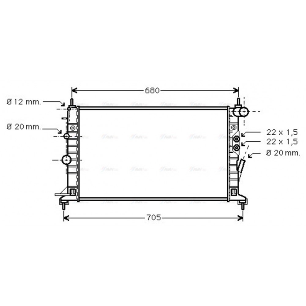 Image for AVA Cooling - Radiator