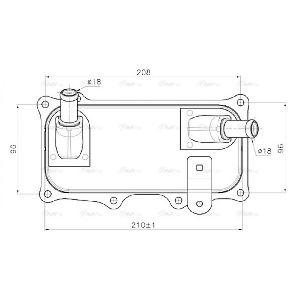 Image for AVA Cooling - Oil Cooler