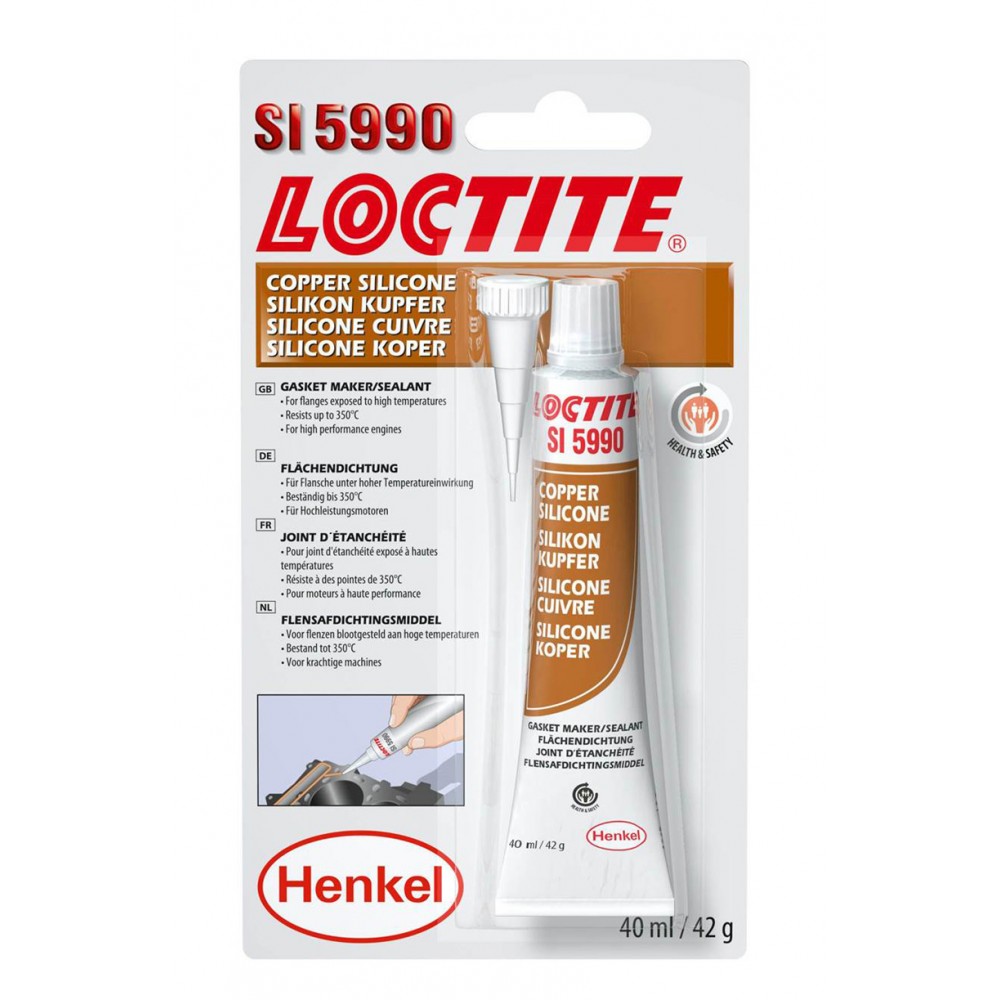 Image for Loctite 1716588 SI 5990 Silicone Copper High Temp Resistant 40ml
