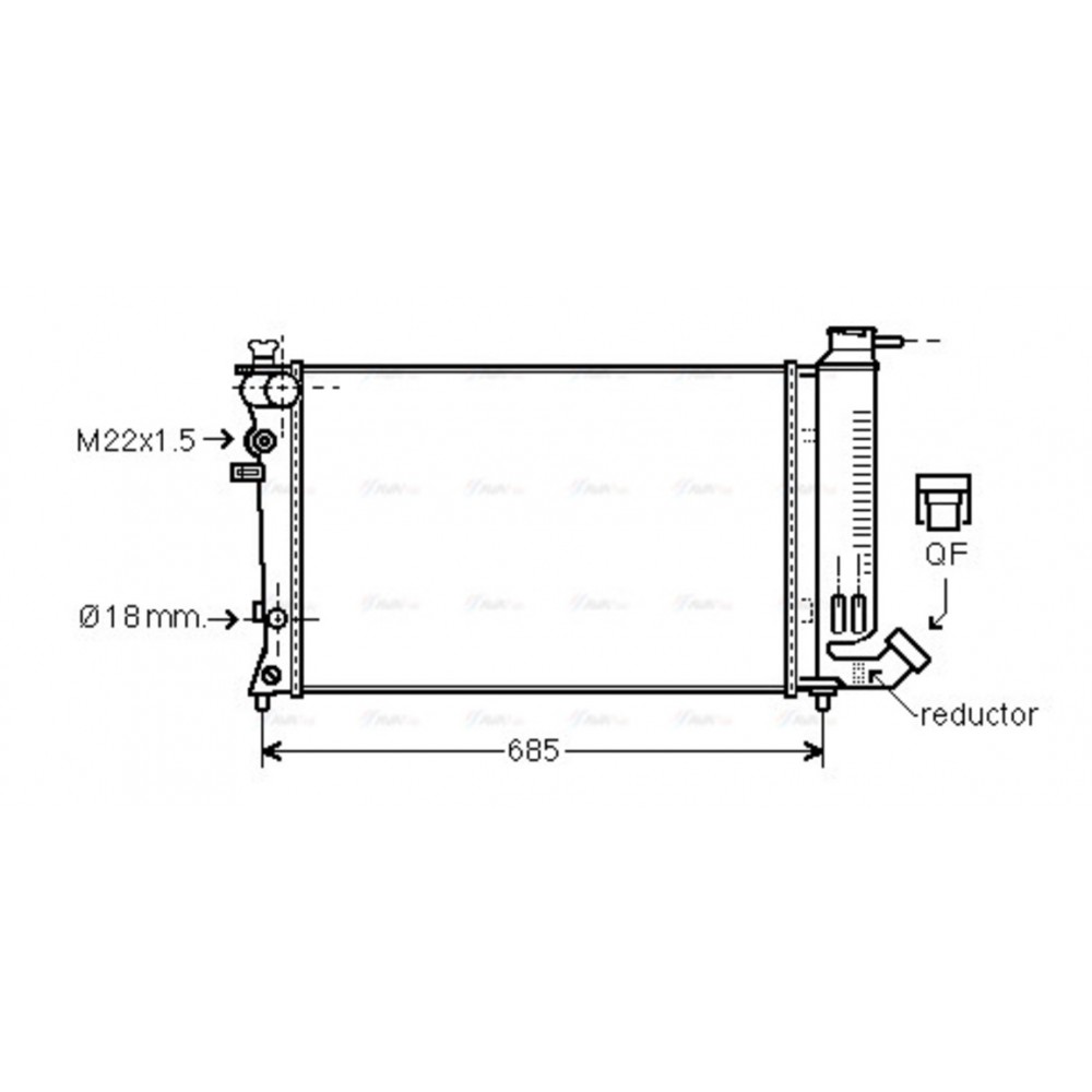 Image for AVA Cooling - Radiator