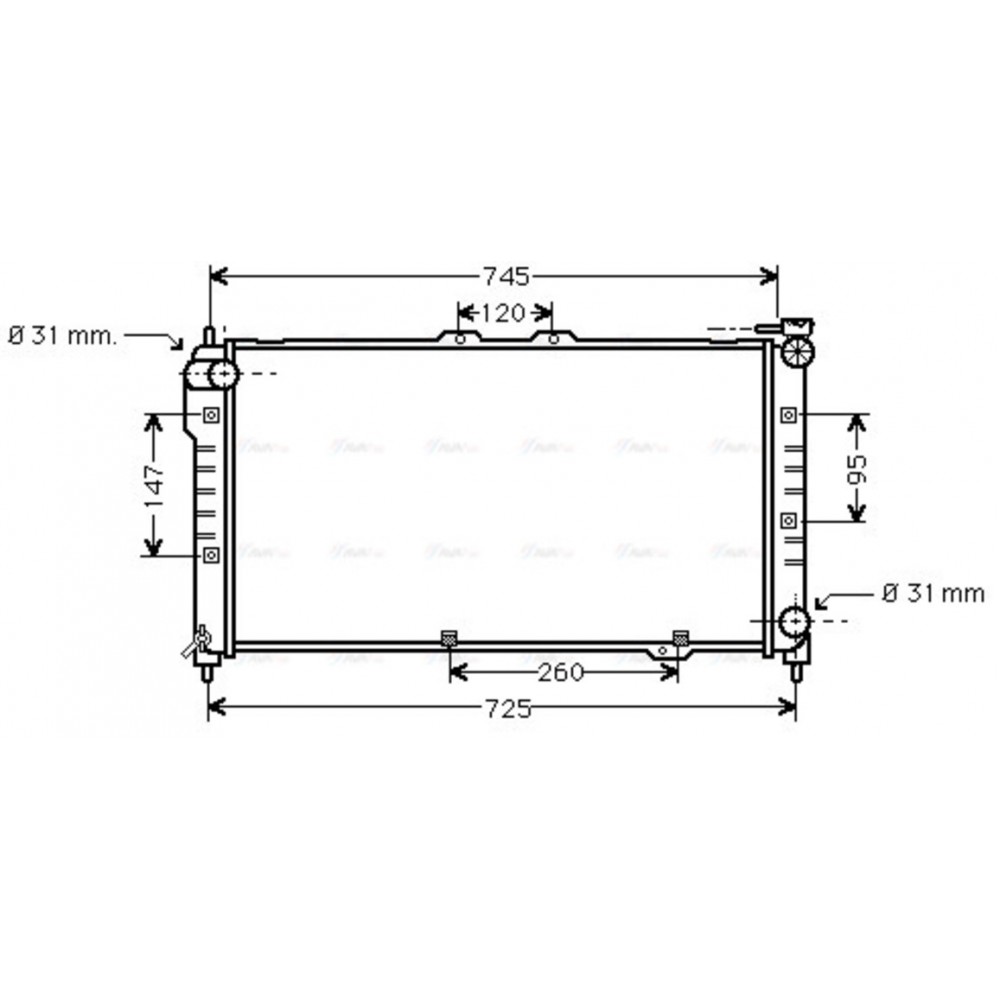 Image for AVA Cooling - Radiator