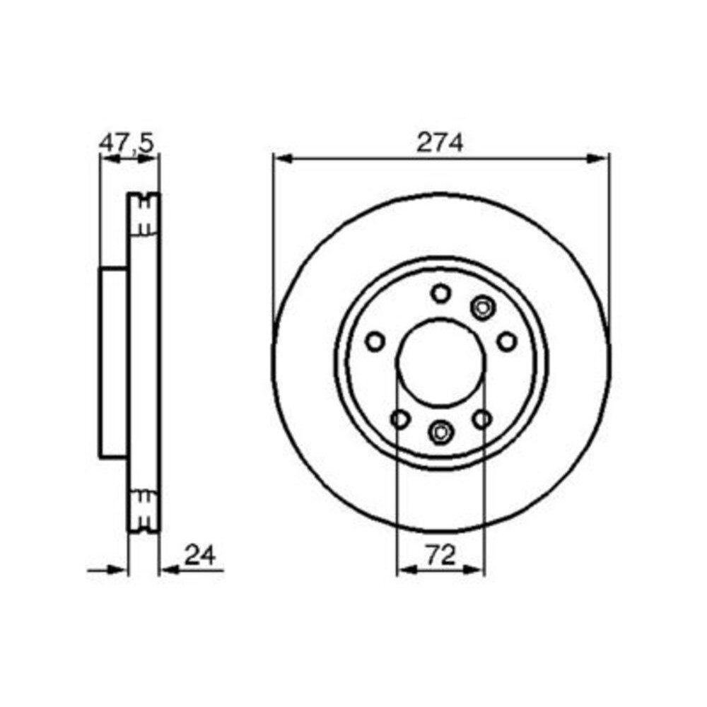 Image for Bosch Brake disc BD905